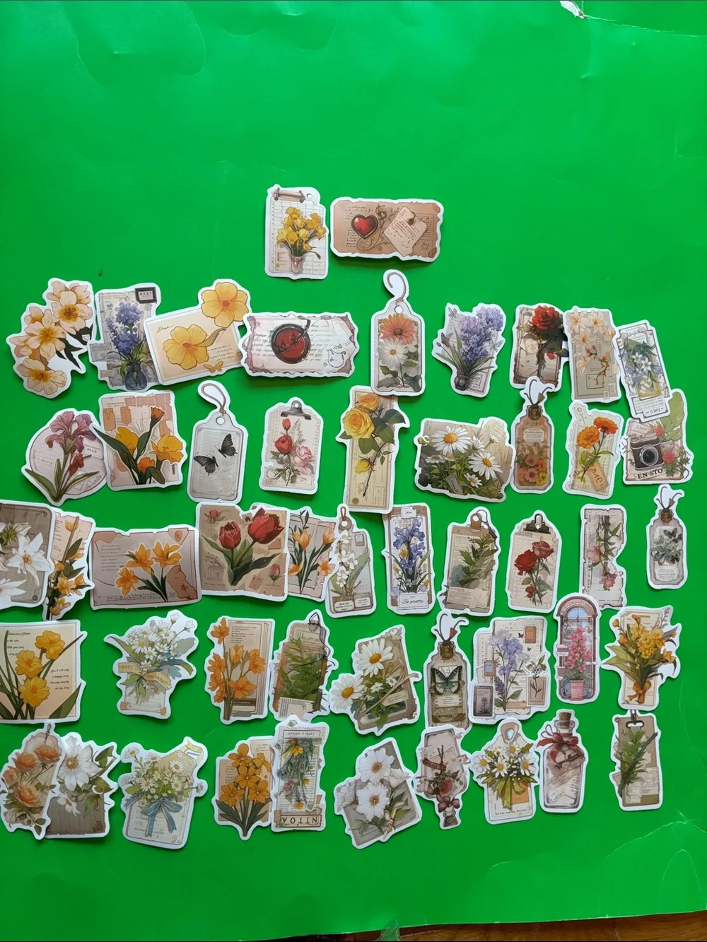 Floral Stickers - 300+ assortment